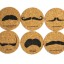 Mustache-coasters-cork