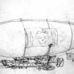 Steampunk Airship Sketch
