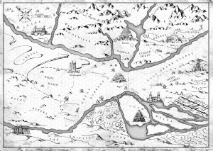 ancient mesopotamia map rough v6 final BW 1200