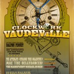 steampunk vintage theatrical poster keyblade