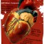 horror art poster heart blood gore gothic funk