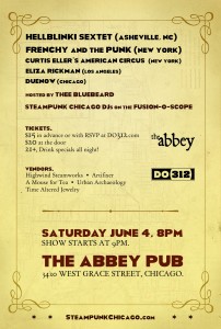 steampunk flyer design cool
