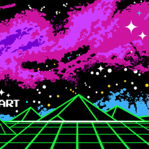 custom arcade marquee MAME artwork design