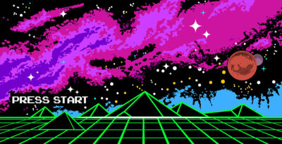 custom arcade marquee MAME artwork design